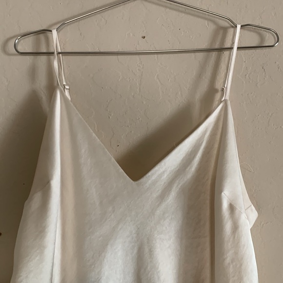Good American Washed Satin Camisole in Ivory Size XL (4) - Picture 3 of 8